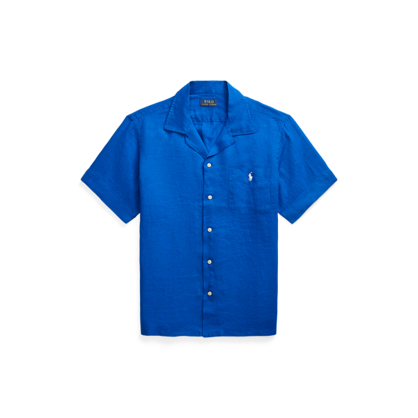 Classic Fit Linen Camp Shirt Polo Ralph Lauren 1