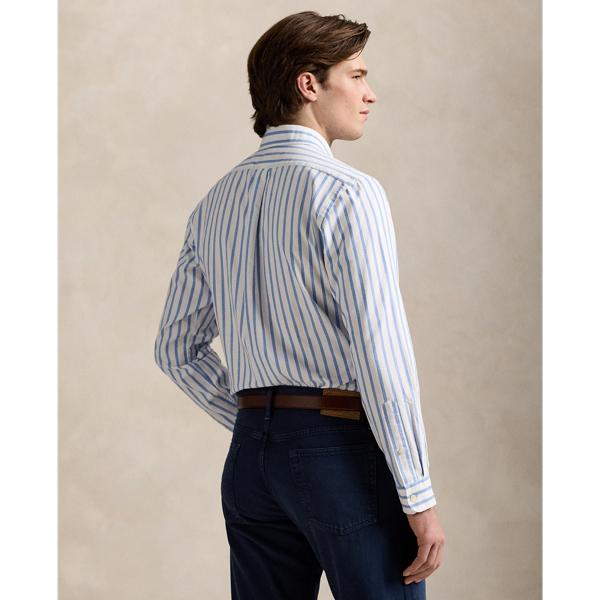 Slim Fit Striped Oxford Shirt