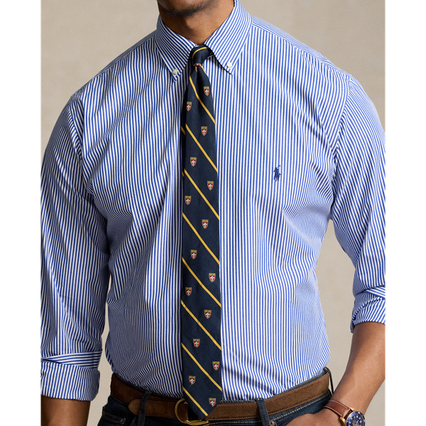 Bengal-Stripe Stretch Poplin Shirt 