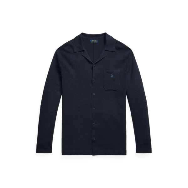 Pull col safari en coton Big & Tall en 1