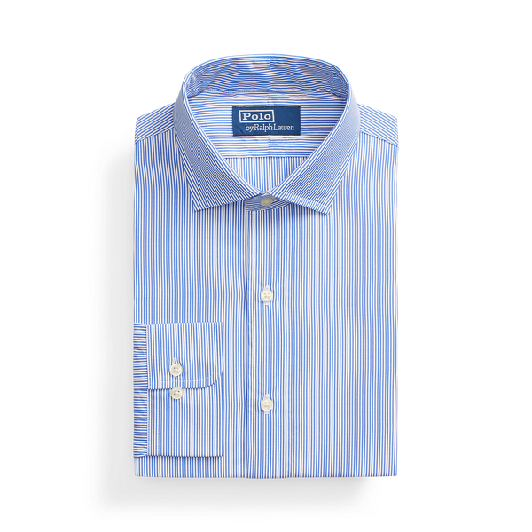 Custom Fit Striped Poplin Shirt