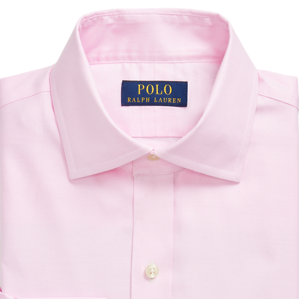 Slim-Fit strukturiertes Hemd Regent Polo Ralph Lauren in Rosa/Weiß 7