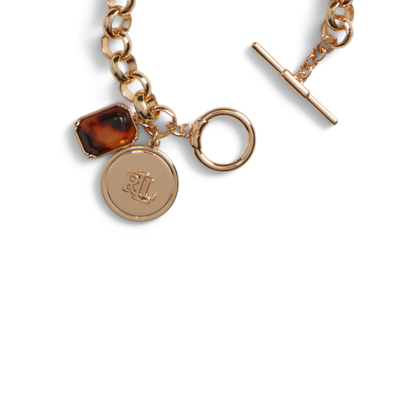 Gold/Tortoise Stone Flex Bracelet Lauren 2