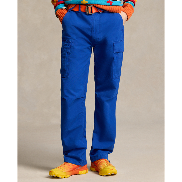 Blue Relaxed Fit Ripstop Cargo Trouser Polo Ralph Lauren 4