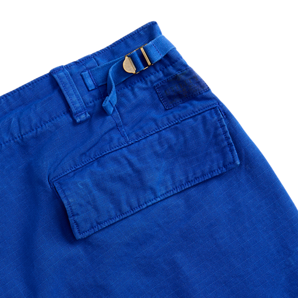 Pantalon cargo d&eacute;contract&eacute; en ripstop Polo Ralph Lauren en Bleu 9