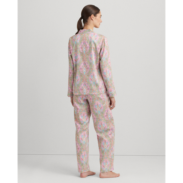 Multi Paisley Paisley Cotton-Blend Sateen Sleep Set Lauren 5
