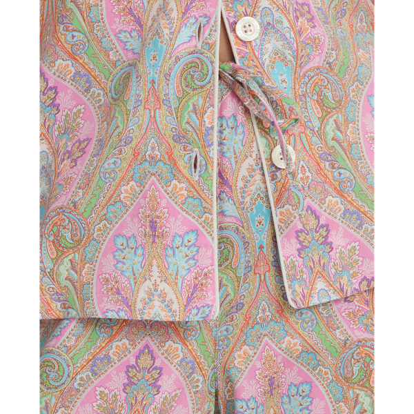 Multi Paisley Paisley Cotton-Blend Sateen Sleep Set Lauren 7
