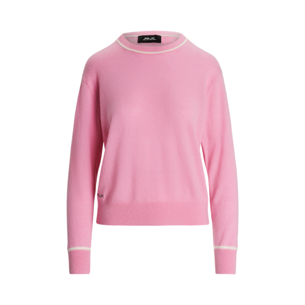 Pull col rond en cachemire lavable RLX en 1