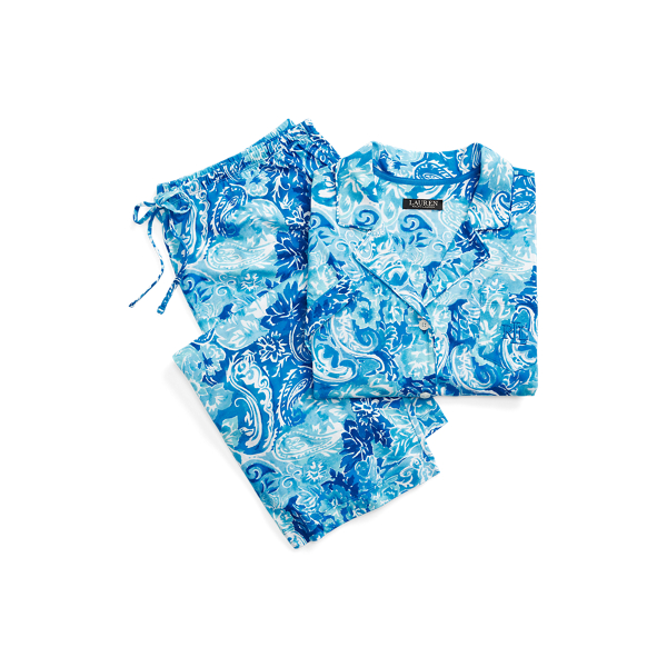 Paisley Jersey Capri Sleep Set Lauren Woman 1