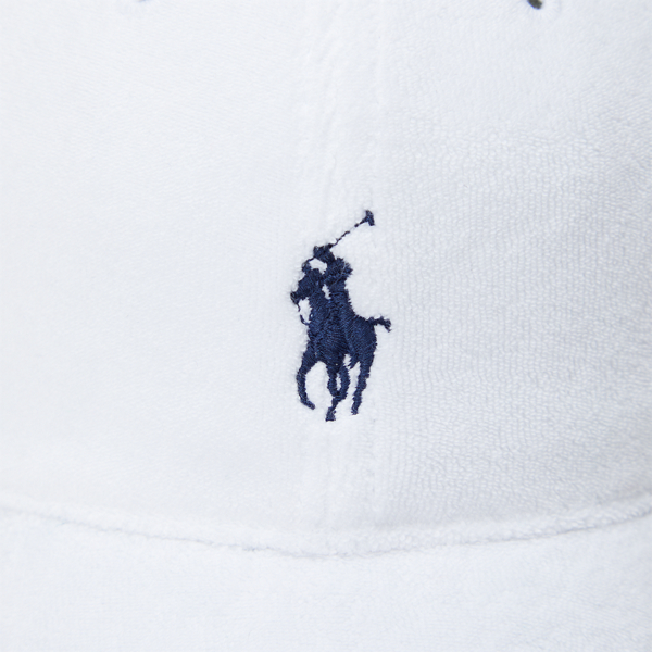 White Terry Ball Cap Polo Ralph Lauren 3