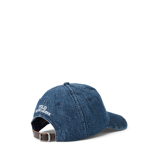 Polo Bear Denim Ball Cap