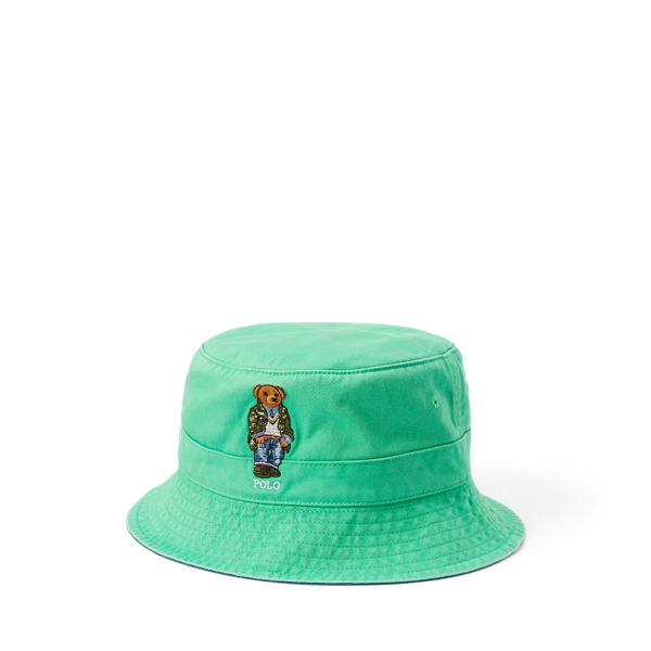 Polo Bear Twill Bucket Hat