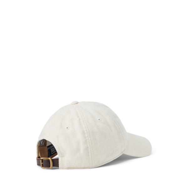 Cream Linen Ball Cap Polo Ralph Lauren 2
