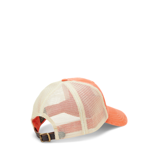 Sailing Orange Polo Country Twill Trucker Cap Polo Ralph Lauren 2