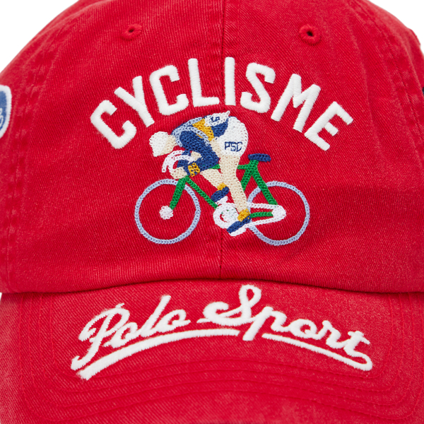 Rl2000 Red Polo Sport Twill Ball Cap Polo Ralph Lauren 3