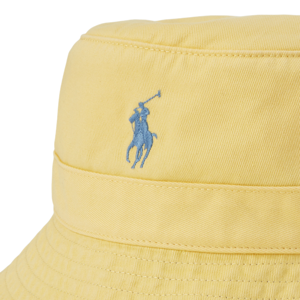 Oasis Yellow Cotton Chino Bucket Hat Polo Ralph Lauren 3