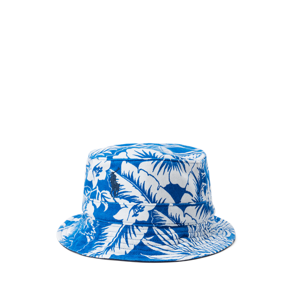 Floral Cotton Terry Bucket Hat