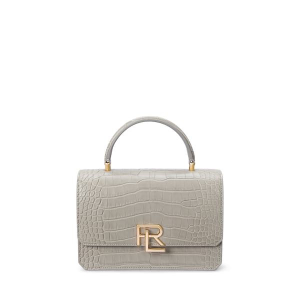 Bolso RL 888 de caim&aacute;n con asa superior Ralph Lauren Collection en 1