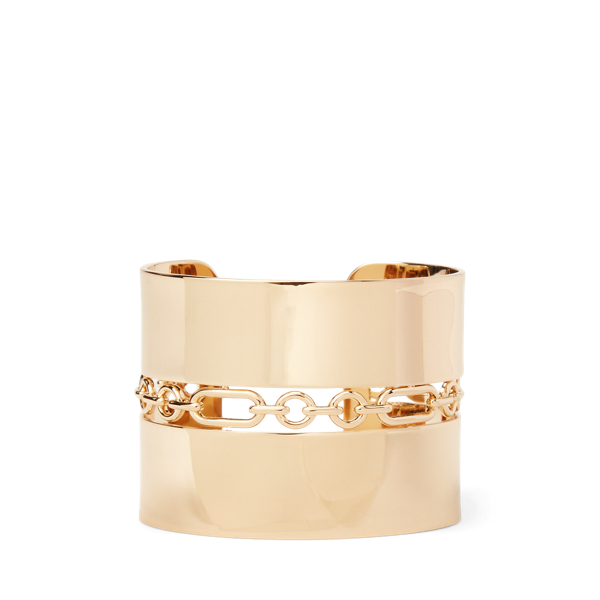 Gold Gold-Tone Cuff Bracelet Lauren 1