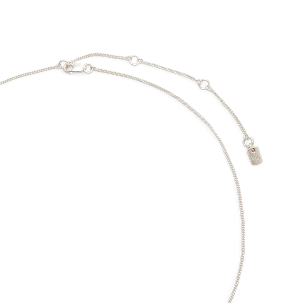 Silver/Gold Sterling Silver Padlock Pendant Necklace Lauren 2