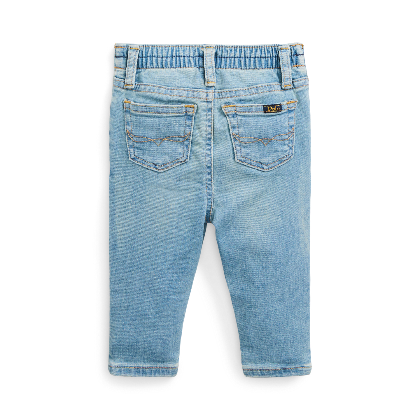 Детские леггинсы Ralph Lauren Stretch Denim, цвет: Варёный — фото 1