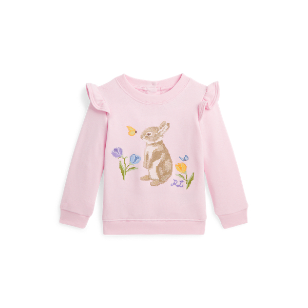 Ruffled Bunny Terry Sweatshirt 