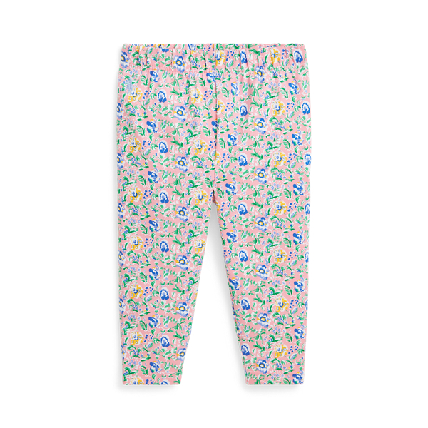 Legging fleuri en jersey stretch Baby Girl en 1