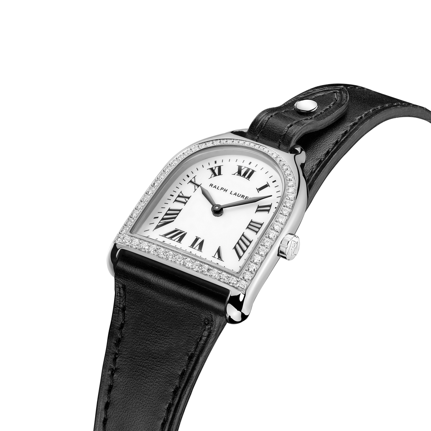 Женские футболки Ralph Lauren Small Steel & Diamond, цвет: Белый — фото 1