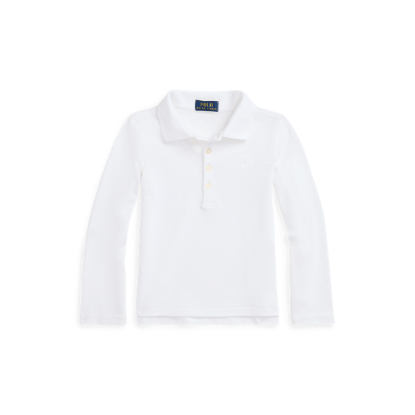 Girls White Polo Shirts Ralph Lauren