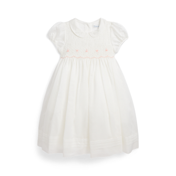Vestido de mezcla de algod&oacute;n con bordado