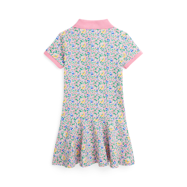 Floral Stretch Mesh Polo Dress Ralph Lauren Australia