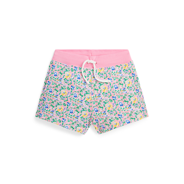 Floral French Terry Short Girls 2-6x 1