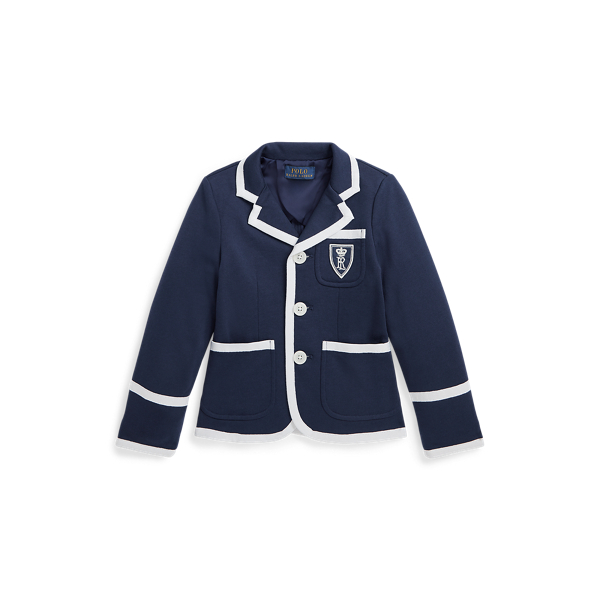 Peplum French Terry Blazer Girls 1.5-6.5 Years 1