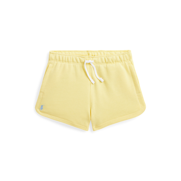 Wicket Yellow Terry Short Girls 2-6x 1