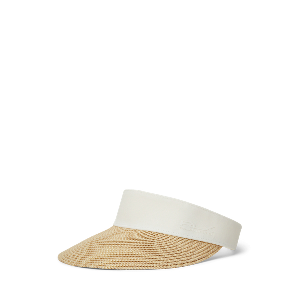 Logo Straw-Brim Visor