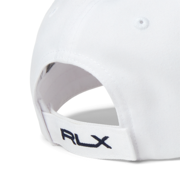 White Embroidered Polo Bear Twill Cap RLX 3
