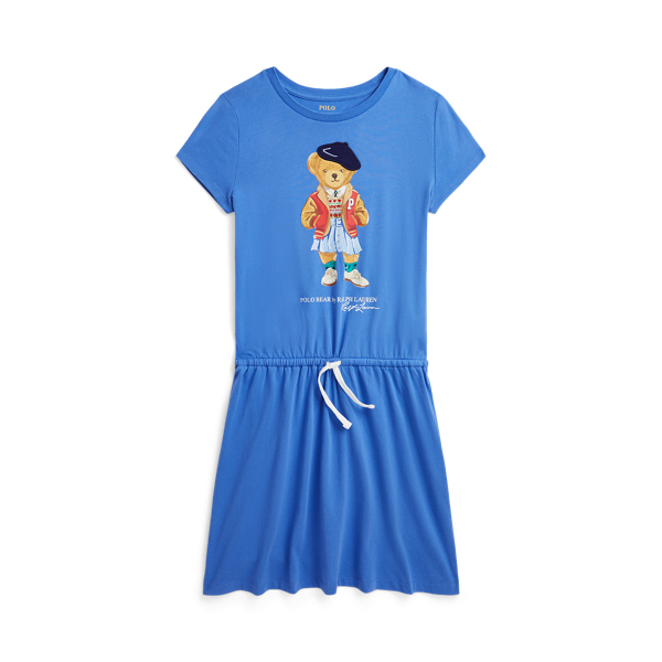 Polo Bear Cotton Jersey Dress