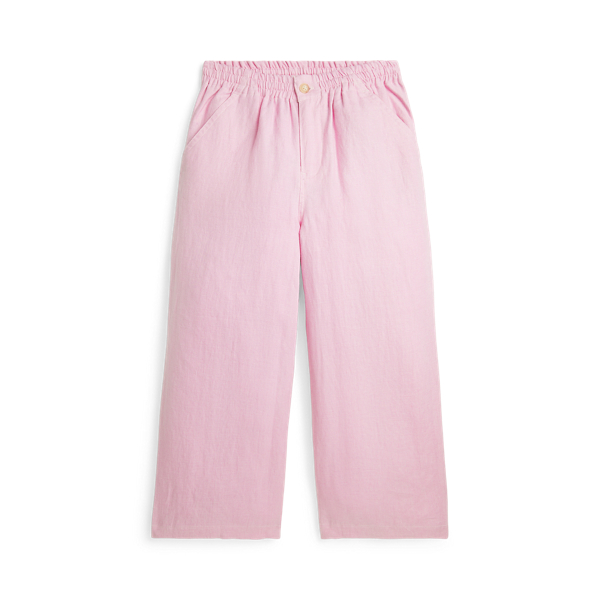 Wide-Leg Linen Trousers