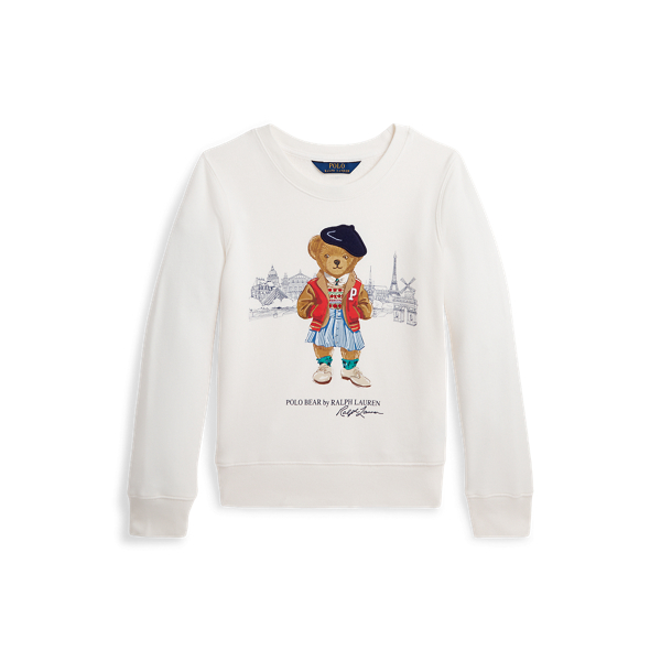 Sweat Polo Bear Paris en &eacute;ponge Girls 7-14 Years en 1
