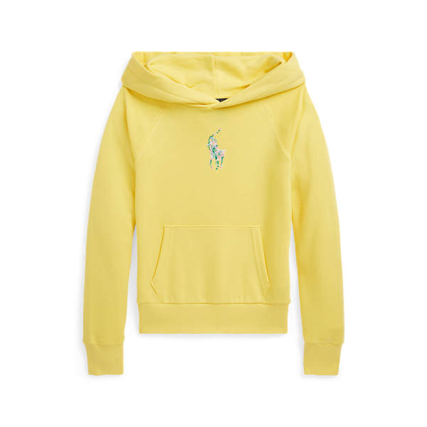 Sweat &agrave; capuche Big Pony fleuri Girls 7-14 Years en 1