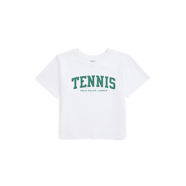 Tennis Cotton Jersey Boxy Tee Girls 7-14 Years 1