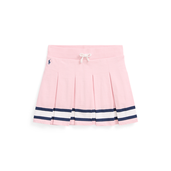 Gestreifter Jersey-Skort mit Falten Girls 7-14 Years in 1