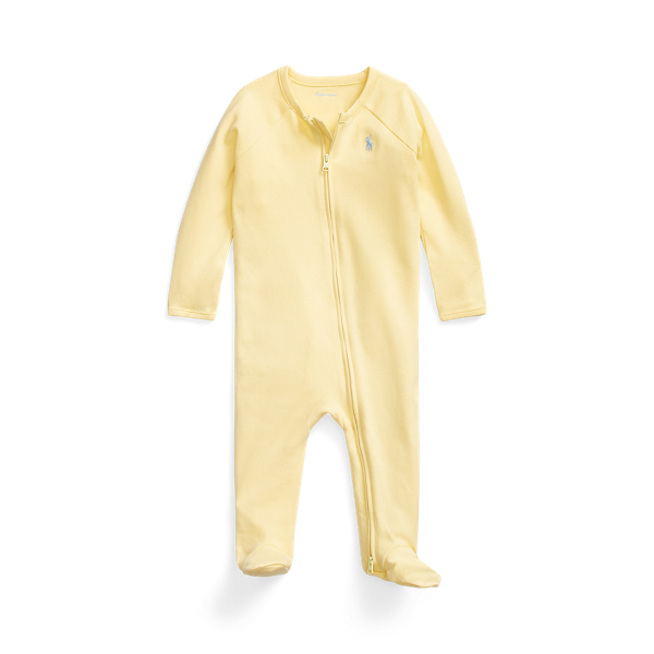 Grenouill&egrave;re zipp&eacute;e interlock de coton