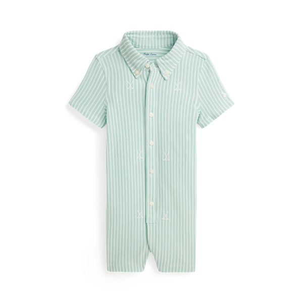 Golf Knit Cotton Oxford Shortall Baby Boy 1