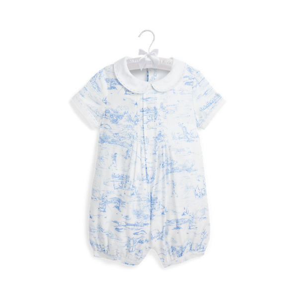 Golf-Toile Linen Bubble Shortall