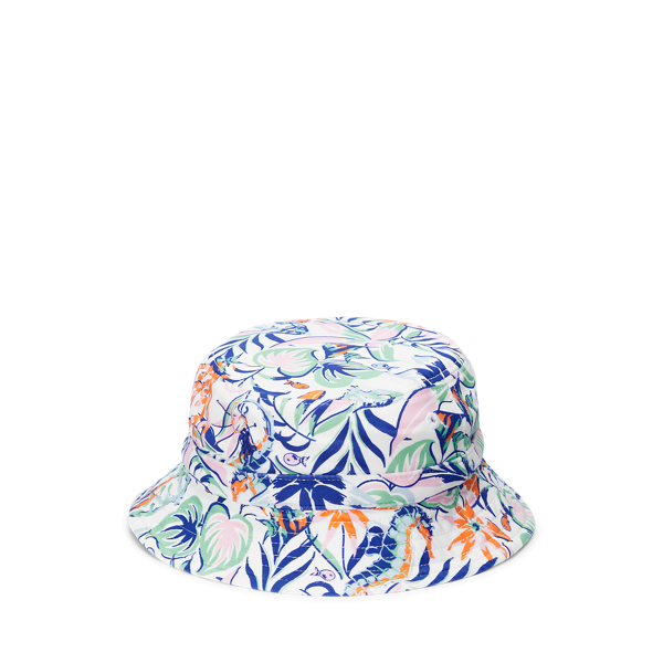 Reversible Golf-Print Bucket Hat