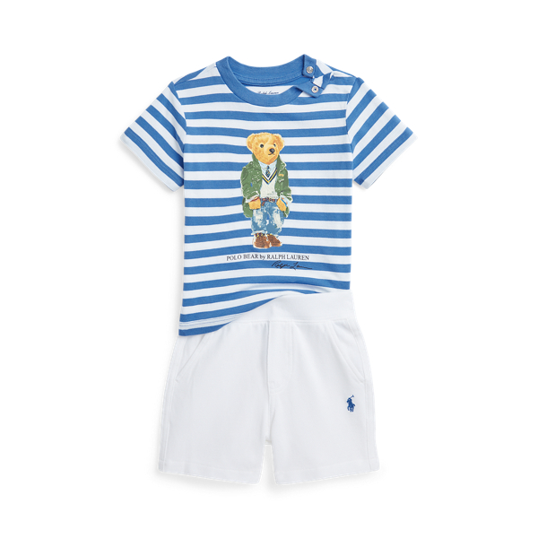 Conjunto t-shirt e cal&ccedil;&otilde;es com Polo Bear