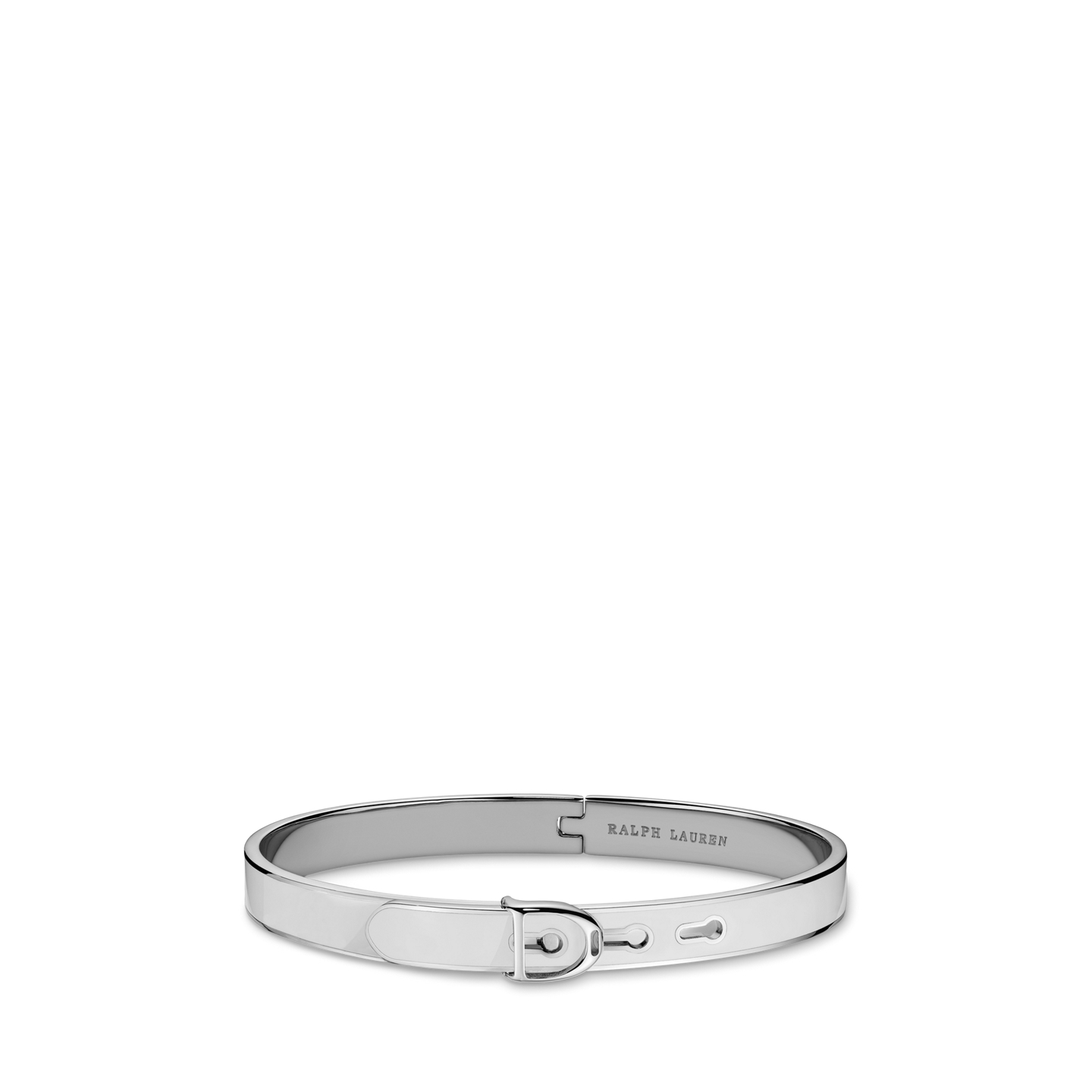 Женский браслет Ralph Lauren Welington Narrow Enamel, цвет: Молочный белый — фото 1