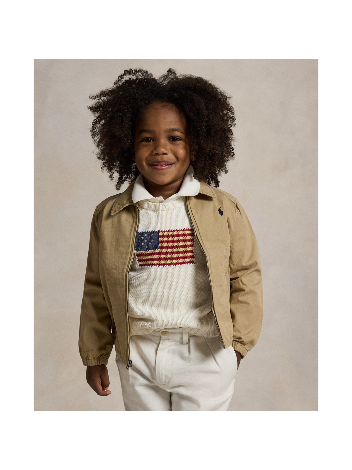 Детские куртки Ralph Lauren The Bayport Cotton Poplin Jacket — фото 5