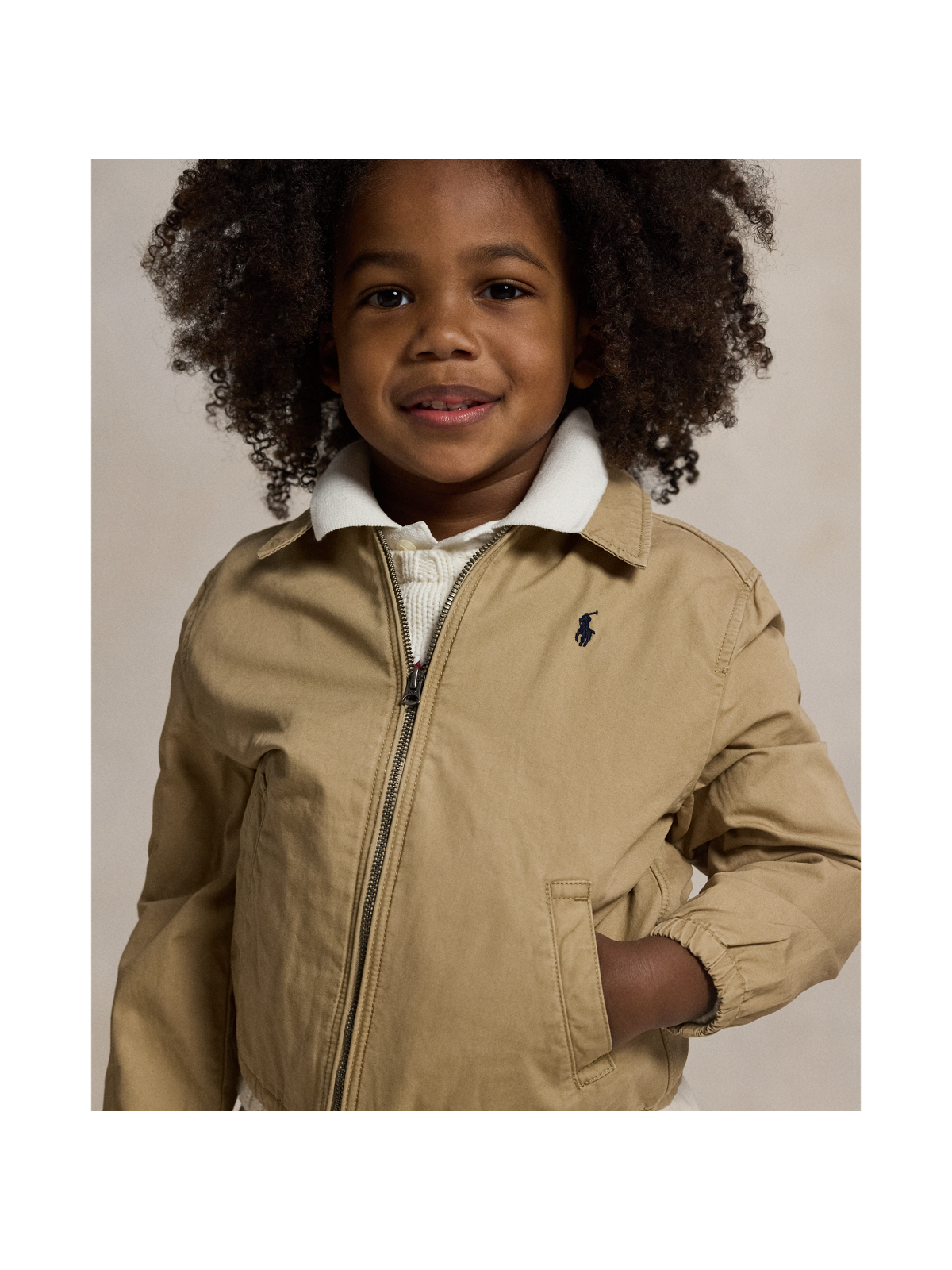 Детские куртки Ralph Lauren The Bayport Cotton Poplin Jacket — фото 2